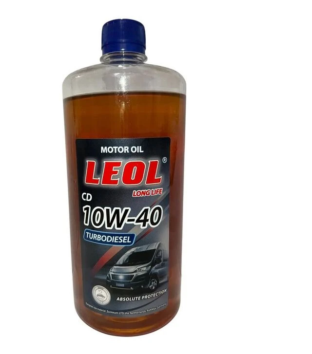 Моторна олива турбодизельна LEOL TURBODIESEL 10W-40, API CD, 1 л (0,9 л)