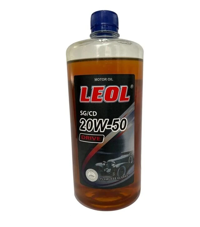 Моторна олива LEOL Drive 20W-50, API SG/CD, 1 л (0,9 л)