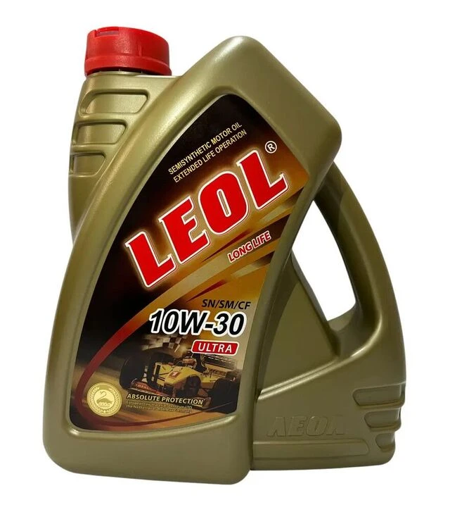 Моторное масло LEOL Ultra 10W-30, API SN/SM/CF, 4 л