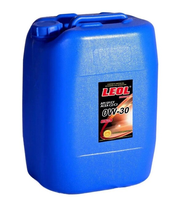 Моторна олива LEOL Ultra 0W-30, API SP, ACEA C2/C3, 20 л