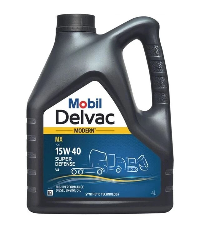 Моторна олива MOBIL DELVAC MODERN Super Defense V4, 15W40, 4 л