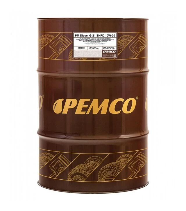 Моторна олива Pemco Diesel G-21 SHPD 10W-30, 208 л