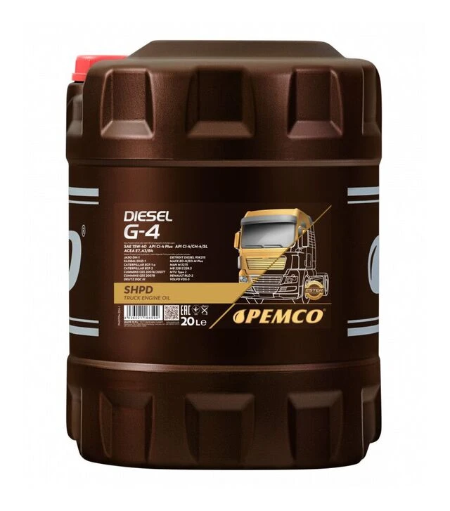 Моторна олива Pemco Diesel G-4 SHPD 15W-40, 20 л