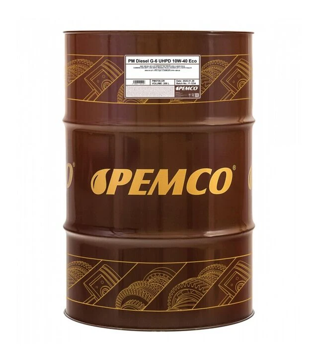 Моторна олива Pemco Diesel G-6 UHPD 10W-40 Eco, 208 л