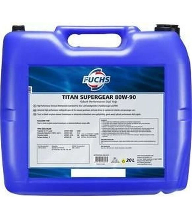 Олива трансмісійна TITAN SUPERGEAR 80w-90 GL4/GL5, 20 л