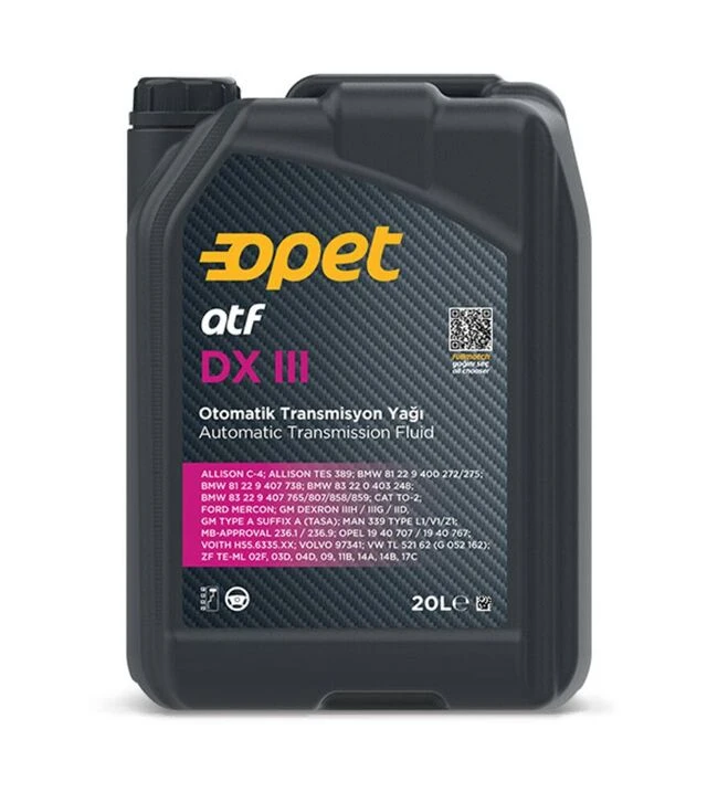 Трансмісійне мастило Opet ATF DX III, 20 л