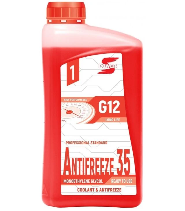 Антифриз S-POWER ANTIFREEZE 35 (G12) червоний, 1 кг