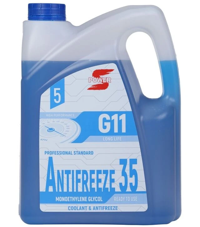 Антифриз S-POWER ANTIFREEZE 35 (G11) синій, 5 кг