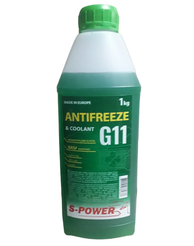 Антифриз S-POWER ANTIFREEZE (G11) зелений, 1 кг