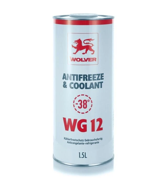 Антифриз WOLVER ANTIFREEZE & COOLANT (WG12), 1,5 л