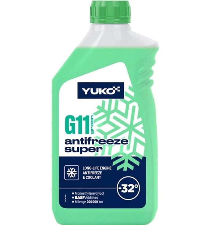 Антифриз VUKO Antifreeze -32 (Super G11) зеленый, 1 л