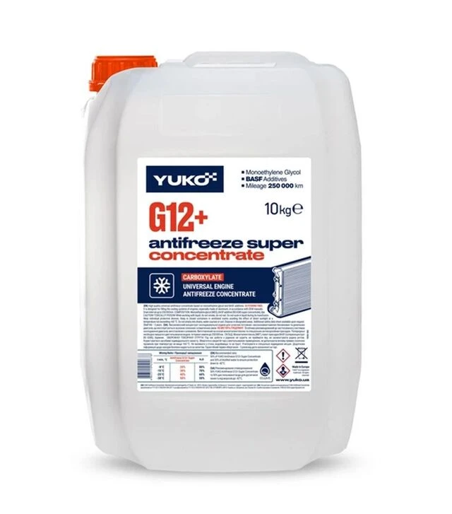 Антифриз VUKO Antifreeze Concentrate (Super G12+) красный, 10 л