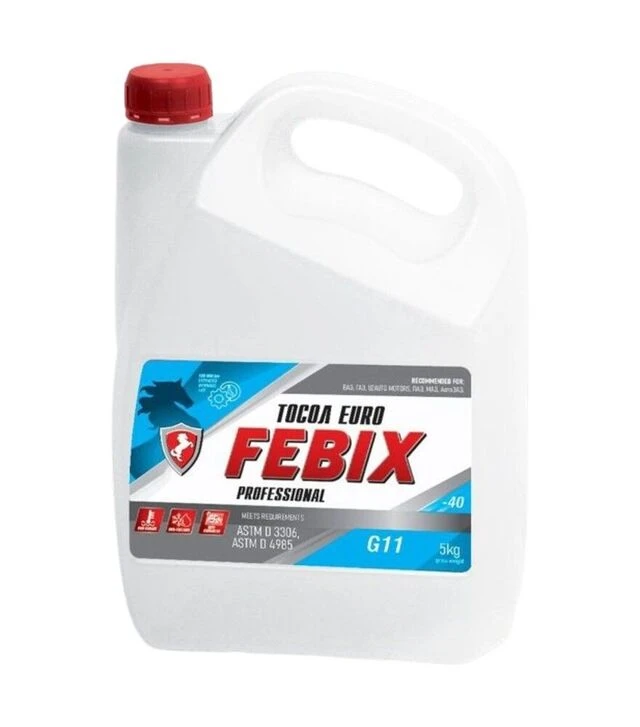 Антифриз Febix Professional EURO (G-11) синий, 10 кг
