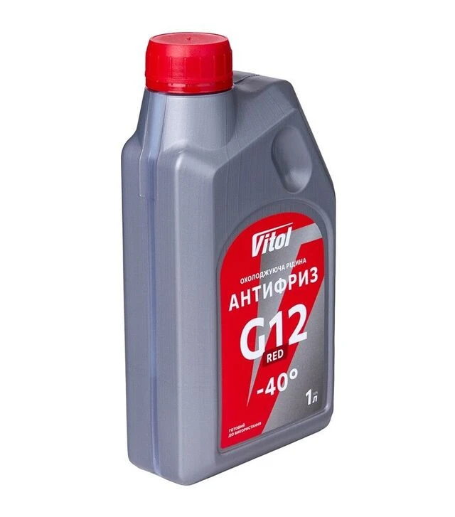 Антифриз VITOL G12 красный, 1 л