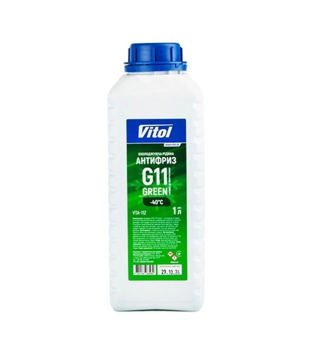 Антифриз VITOL G11 зелений, 1 л