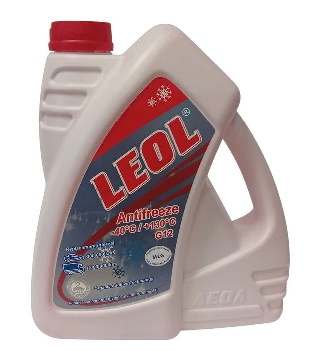 Антифриз LEOL G12, червоний, 4 л