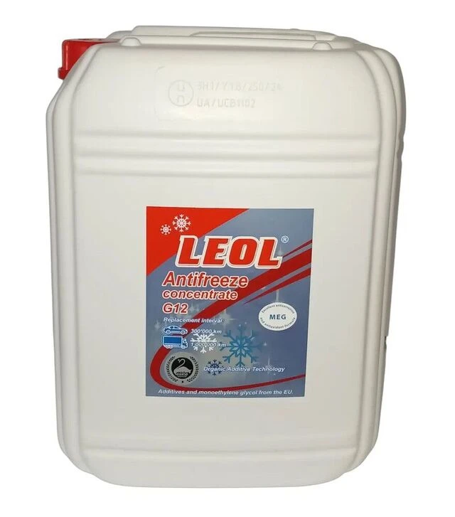 Антифриз-концентрат LEOL G12, красный, 20 л