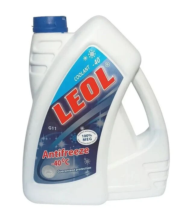 Антифриз LEOL G11 -40°C, синий, 5 л