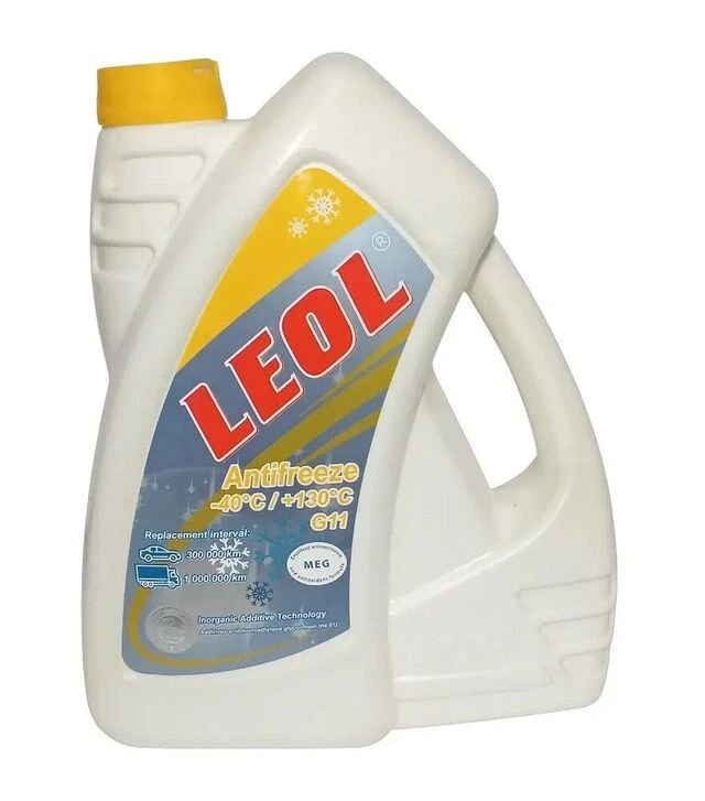 Антифриз LEOL G11 -40°C, жовтий, 5 л