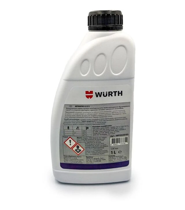 Антифриз Wurth LL G11 концентрат, 1,5 л