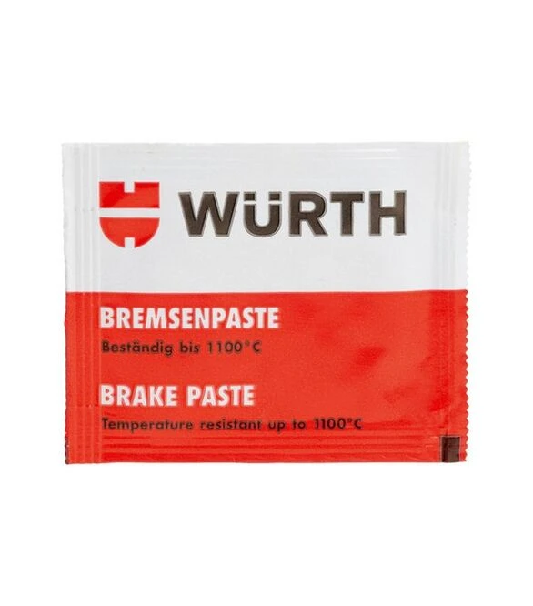 Паста защитная WURTH для тормозной системы, пакет 5,5 мл (8931105)