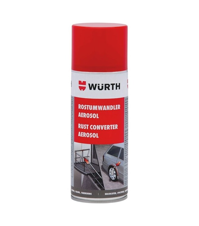 Преобразователь ржавчины WURTH, спрей, 400 мл (893110400)