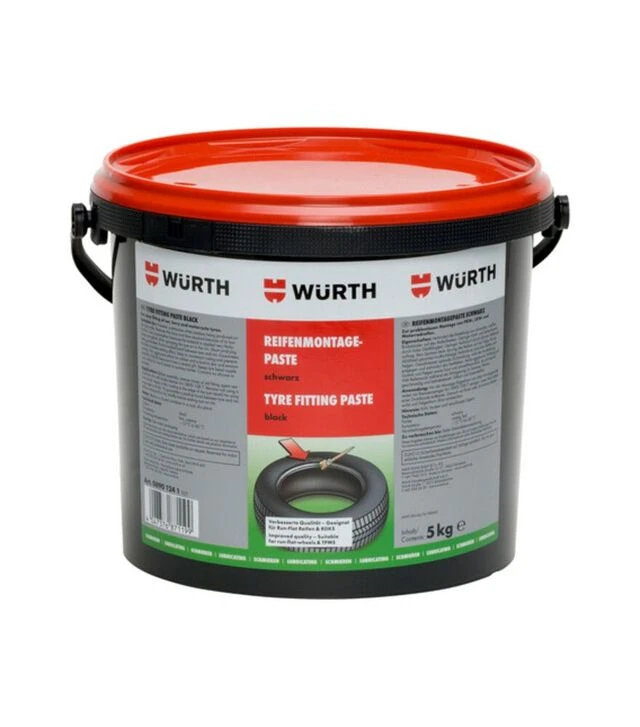 Паста шиномонтажная Wurth, черная, 5 кг