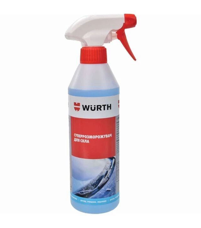 Размораживатель стекла WURTH, суперинтенсивный, 500 мл (892331201)
