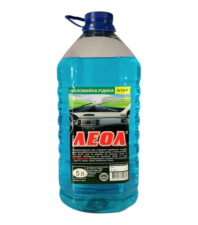 Омивач скла літній LEOL, PET-пляшка, 5 л