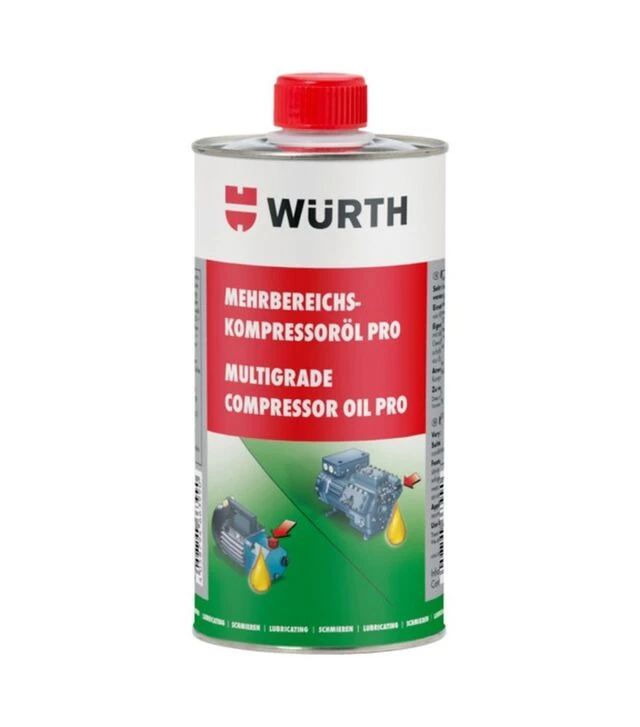 Масло компрессорное WURTH Pro, универсальное, 1 л