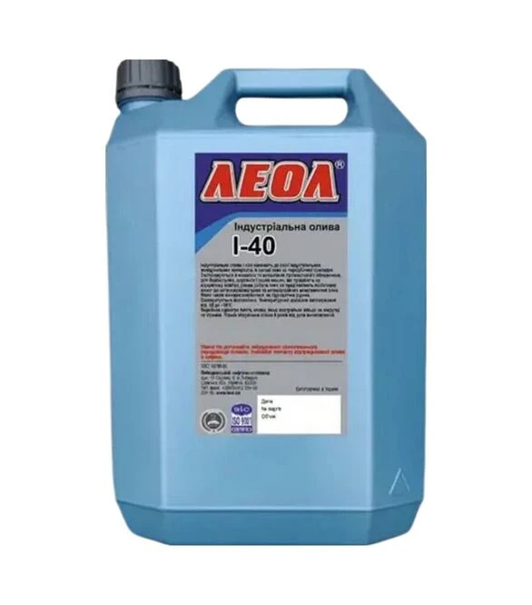 Масло индустриальное LEOL И-40А, 5 л