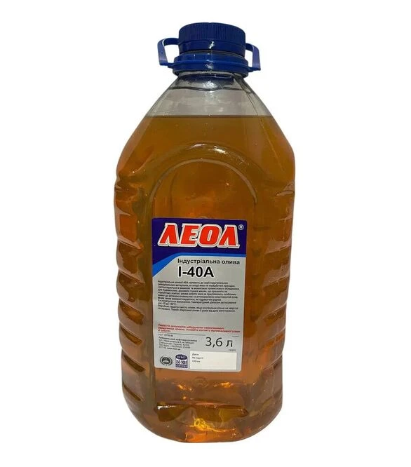 Масло индустриальное LEOL И-40А, 4 л (3,6 л)