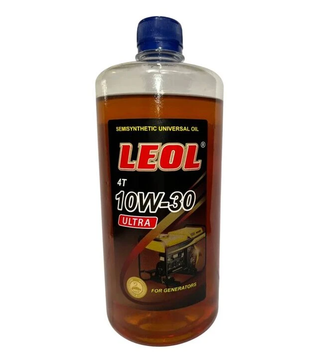 Масло для генераторов LEOL 4Т, 10W-30, 1 л (0,9 л)