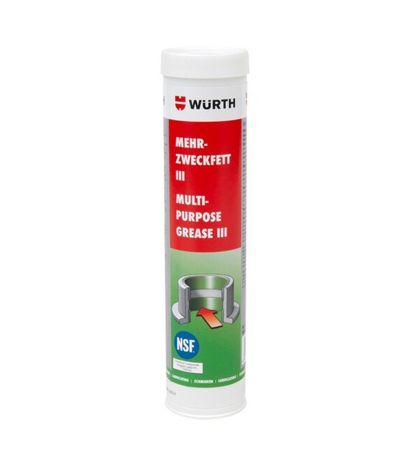 Смазка многоцелевая WURTH III, 400 г (893107002)