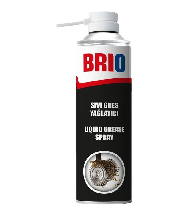 Смазочно-спрей BRIO жидкое, полимерное до +140C, 500 мл (0101-HLS500)