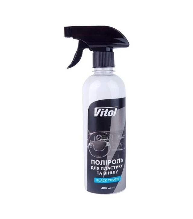 Полироль VITOL Black Touch для пластика и винила, 400 мл (VTP-4021)