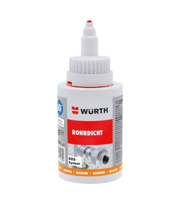 Герметик WURTH DOS для труб средней прочности, 50 г, желтый (893577050)