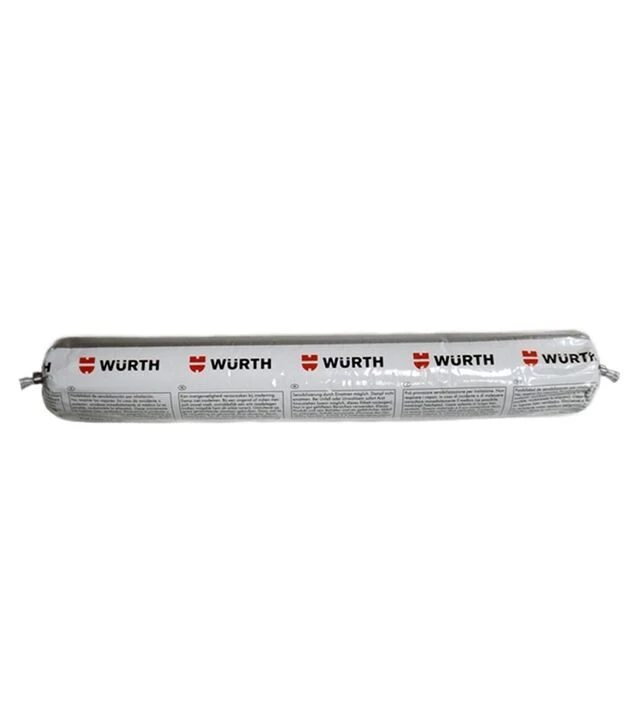 Клей-герметик комбинированный WURTH K+D, полиуретановый, черный, 600 мл (890100183)