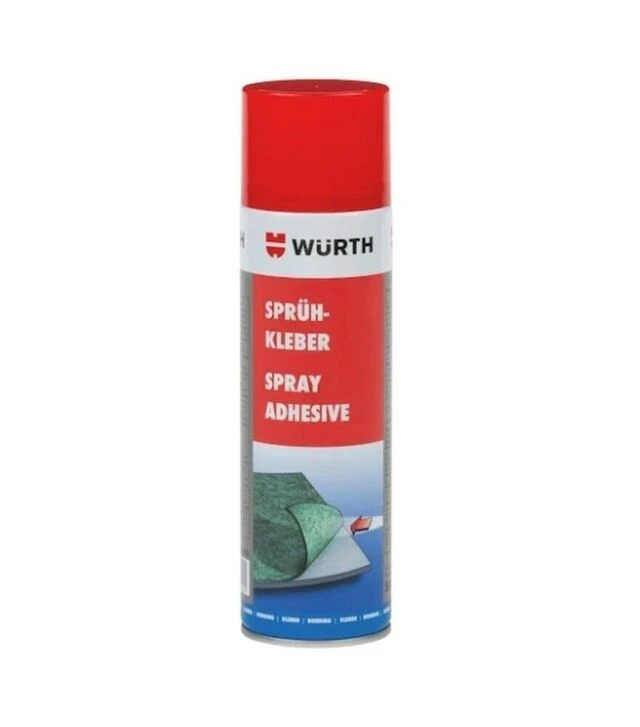 Клей-спрей быстрого действия WURTH, бежевый, 500 мл (890100055)