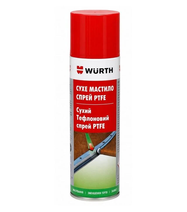 Тефлон-спрей WURTH, 300 мл (893550)