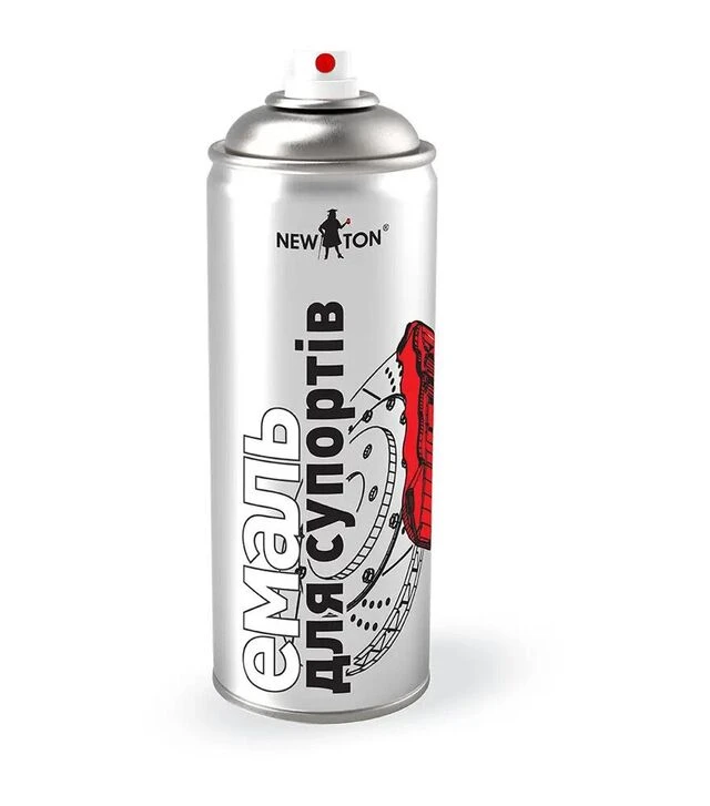 Спрей-эмаль для суппортов и тормозных дисков PiTon New Ton, красная, 400 мл