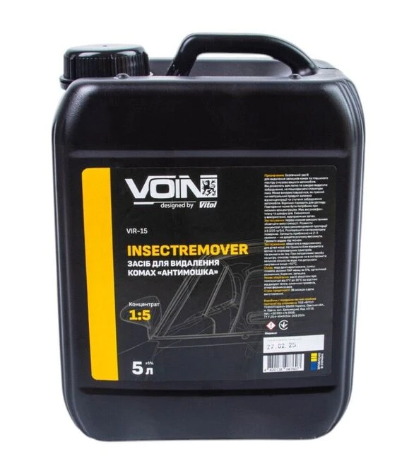 Средство VOIN InsectRemover Антимошка для удаления насекомых, концентрат 1:5, 5 л (VIR-15)