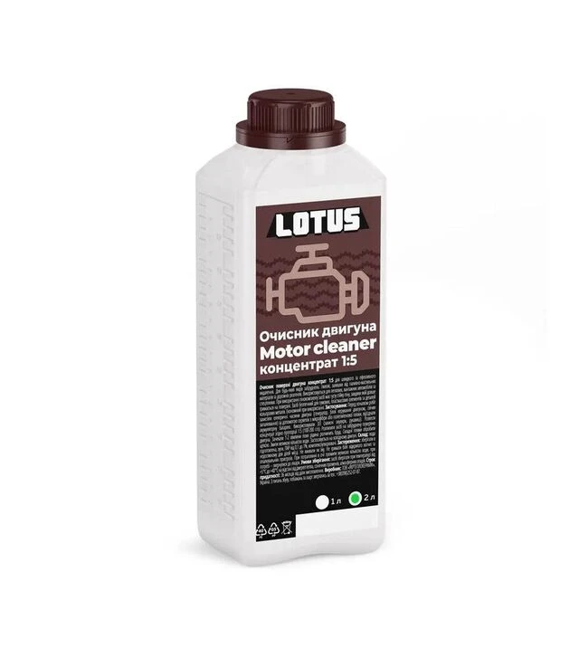 Очиститель двигателя Lotus Motor Cleaner концентрат 1:5, 2 л