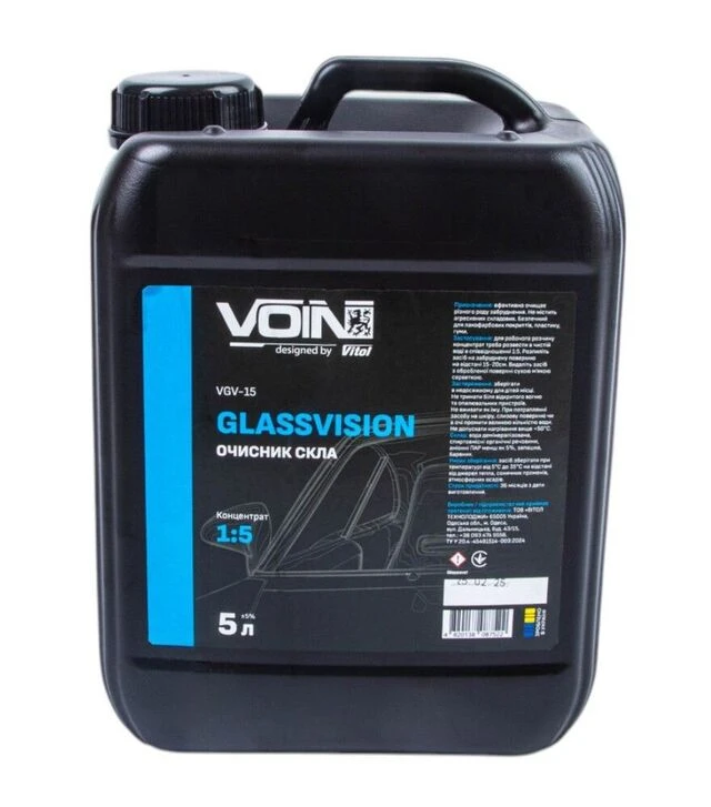 Очисник скла VOIN GlassVision концентрат 1:5, 5 л (VGV-15)