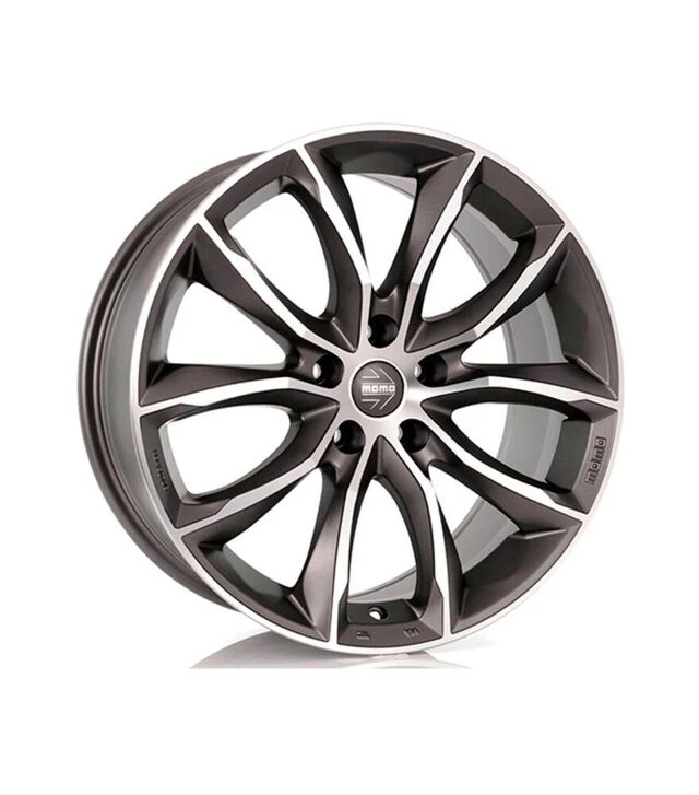 Колісний диск MOMO italy Screamjet EVO 17x8 PCD5/114,3 ET40 DIA72,3 Anthracite Matt Polished (mo397)