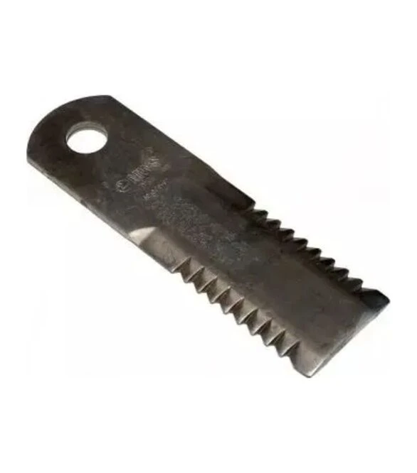 Нож измельчителя подвижный гладкий JD 173x50x5 отверстие 18,1 мм (Z42176/222500/42249)