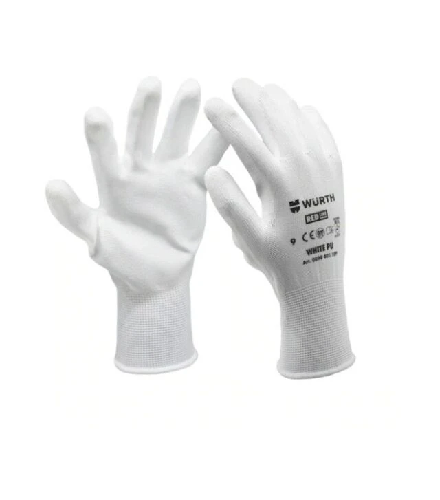 Рукавиці захисні WURTH White PU, р. 8 (899401108)