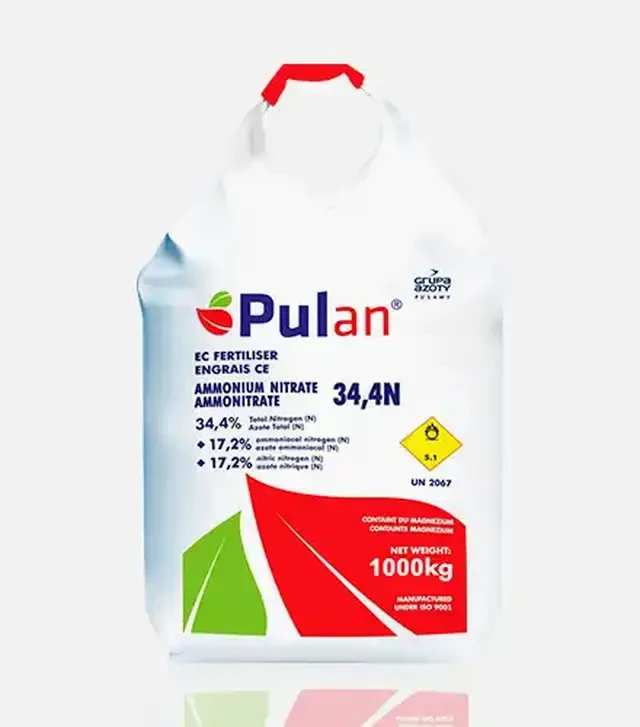 Добриво азотне Pulan Ammonium Nitrate 34,4% N (Пулан Аммоніум Нітрат), 1 000 кг (Pulan)