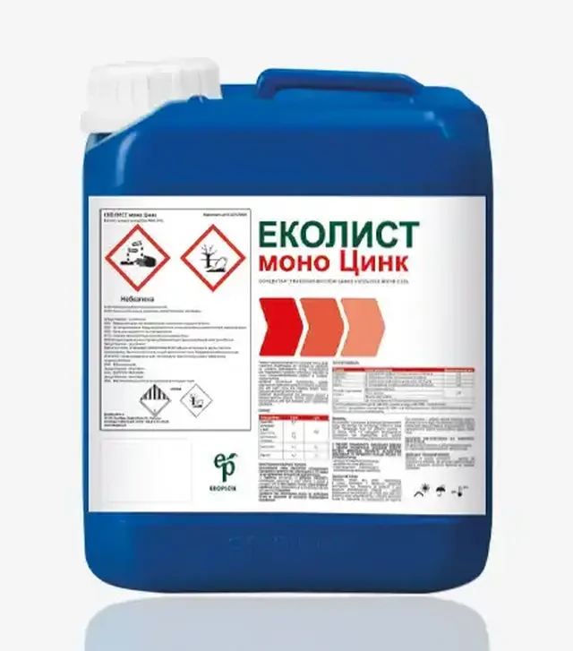 Мікродобриво Ekolist (Еколист) моно Цинк, 20 л (Ekoplon)