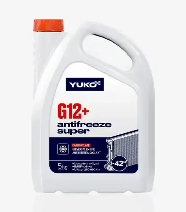Антифриз Yuko-40 Super G12+ красный, 5 кг
